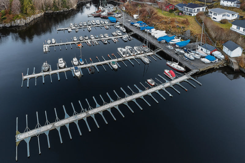 Vi sjekker båter ved marinaer og båtplasser i Eidsvåg og nordlige deler av Bergen.
